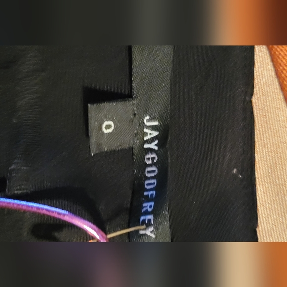 * JAY GODFREY neon yellow black sleeveless dress - Picture 4 of 5